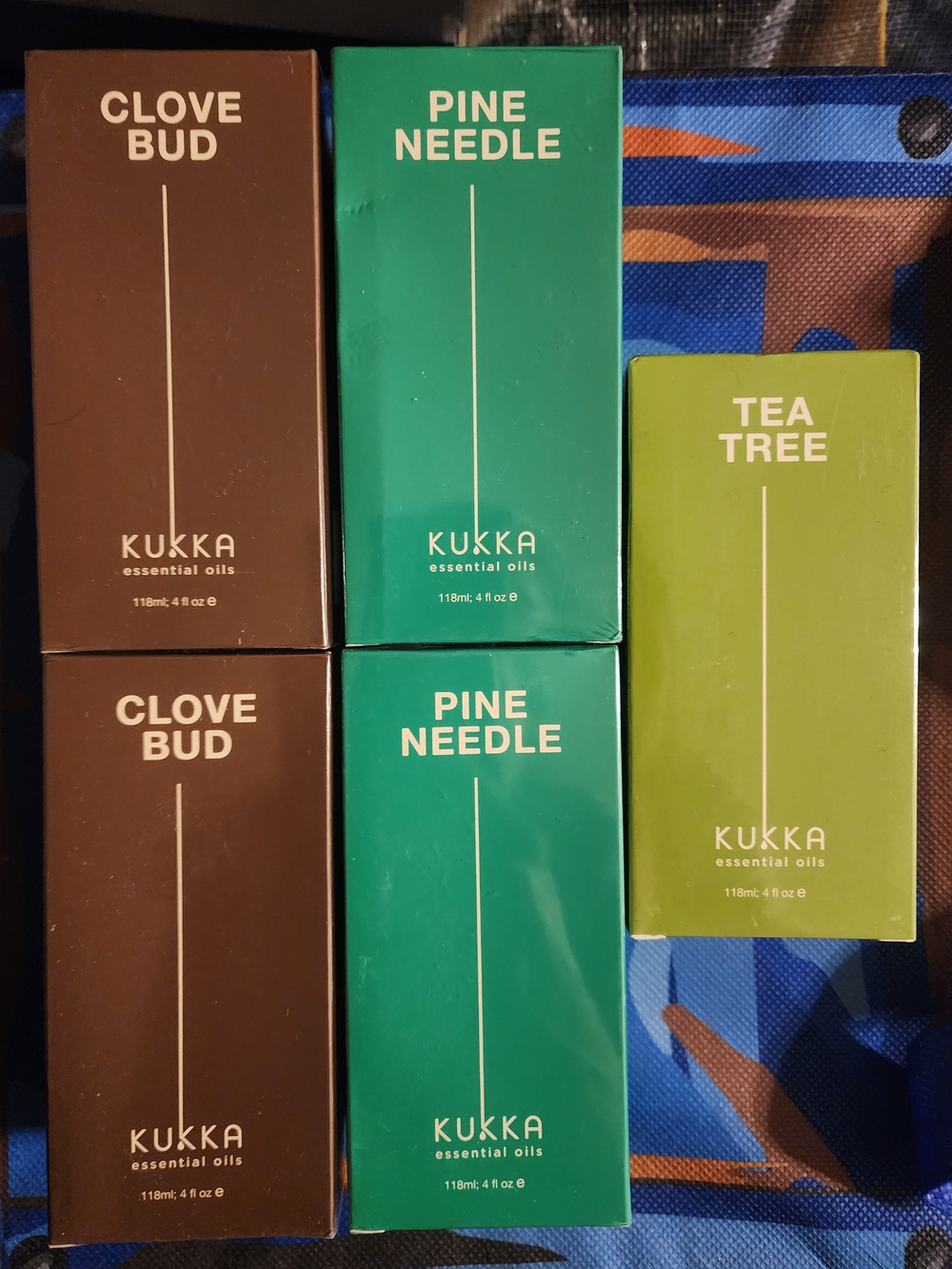 KUKKA Essential Oils Trio — Clove Bud, Pine Needle, Tea Tree